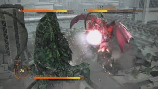 [PS4 ゴジラ] ビオランテ vs デストロイア二体  biollante  vs two destroyah (2021/07/31)