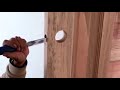 Easy Way Installing Doorknob