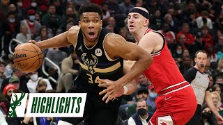 Highlights: Bucks 94 - Bulls 90 | 1.21.22