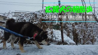 「便利な田舎コンビニエンスザカ」広報犬の朝散歩〈長野県須坂市への移住相談は信州須坂移住支援チームへ〉