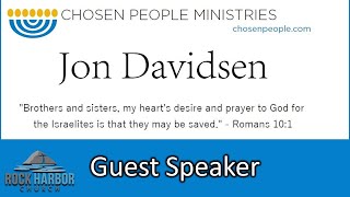 Sunday Sermon: 5/23/21 - Guest Speaker Jon Davidsen  Chosen People Ministries