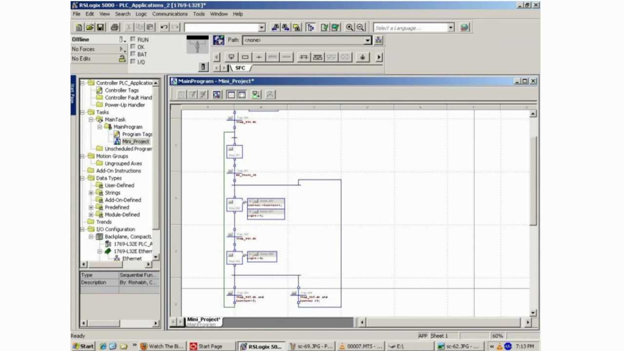 Sfc Programming Using Rslogix 5000 Hd Youtube