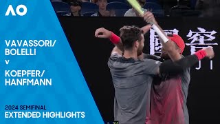 Bolelli/Vavassori v Hanfmann/Koepfer Extended Highlights | Australian Open 2024 Semifinal