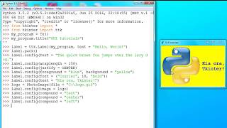 Python 3 and Tkinter GUIs part 4