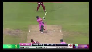 AB de Villiers shocking knock