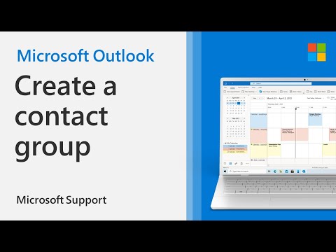 How to create a contact group in Outlook  Microsoft