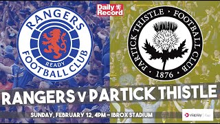 Rangers v Partick Thistle TV and live stream details plus team news for Scottish Cup clash at Ibrox