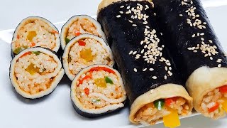 김밥 이렇게 간단하게! 누구나 쉽게 만들 수 있는 레시피