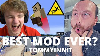 TommyInnit The Most Hilarious Minecraft Mod Ever! (Best Reaction!) GUARANTEED TO LAUGH!