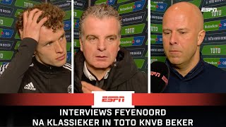 😤 ARNE SLOT: "TELEURSTELLEND dekt de lading NIET..." | Interviews Feyenoord na de Klassieker