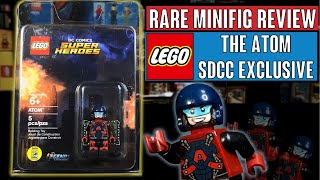 MEGA RARE SDCC LEGO "The Atom" DC Exclusive Minifig REVIEW