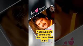 #nagarjuna and #soundarya #beautiful #best #bgm #song #ninne premistha #movie