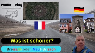 Grenzgang: Neuf-Birsach und Breisach: Wohnmobil Stellplatz Vogelsgrun einmal von D nach F und zurück