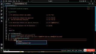 Password Validation Program || Using Regex Expression ||