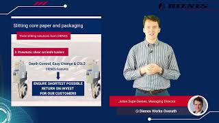 DIENES Video Series - S02, 10th Episode- Solutions for slitting of core paper and packaging