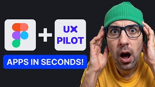 UXPilot + Figma : Design Apps in Seconds Using Your Design System! (Full Demo)