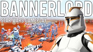 BANNERLORDS BIGGEST Star Wars MOD NEW GAMEPLAY - Separatist Crisis