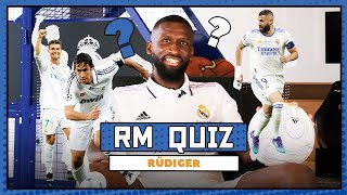 Do YOU know more about Real Madrid than Rüdiger? | Quiz