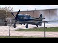 grumman f8f bearcat “blue angel” start up at aurora muni karr 4 26 23