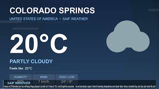 Colorado Springs Weather Report