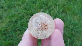 HOW TO MAKE DANDELION IN RESIN SPHERE COOL DIY IDEA