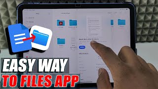 how to save google docs to files app on ipad?