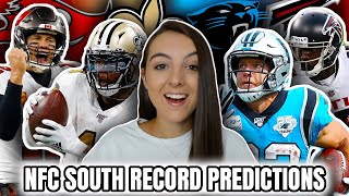 NFC SOUTH RECORD PREDICTIONS | Buccaneers, Saints, Panthers, and Falcons | 2021 NFL Season