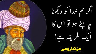 10 Motivational Quotes Of Maulana jalaluddin Rumi || Best Aqwal Of Molana Rumi
