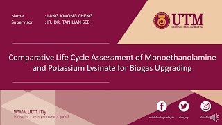 Comparative Life Cycle Assessment of Monoethanolamine and Potassium Lysinate for Biogas Upgrading