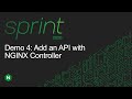 Add an API with NGINX Controller | NGINX Sprint Demo 4