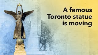 Toronto statue moves to make way for new subway line