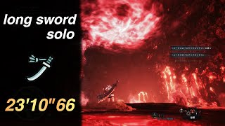 【MHW】ベヒーモス 太刀 ソロ 初討伐 23'10\