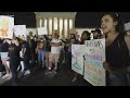 Crowds gather at Supreme Court to protest draft opinion of the overruling of Roe vs. Wade