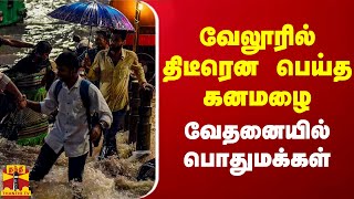 வேலூரில் திடீரென பெய்த கனமழை -  வேதனையில் பொதுமக்கள்