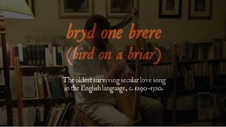 bryd one brere / bird on a briar – medieval song, voice \u0026 harp