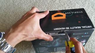 Unboxing New Latest Release $20 Utopia 360 3D VR Headset by ReTrak 2016