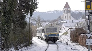 Winter auf der Wieslauftalbahn