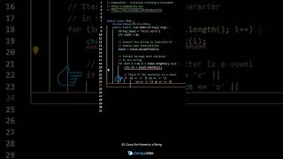 Java IQ #43 - Count Vowels in a String #javaplacementcourse #javainterviewquestions
