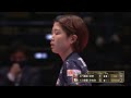 面田采巳 vs 安藤みなみ 4th game t final game 九州アスティーダ vs トップおとめピンポンズ名古屋 kotomi omoda minami ando【卓球 tリーグ】