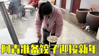 河南过年少不了饺子，外地媳妇都安排好了，各种美食迎接新的一年 【青妹妹】