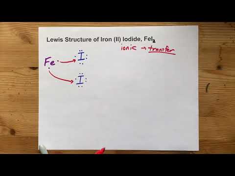 What is the composition of iron in FeI2?