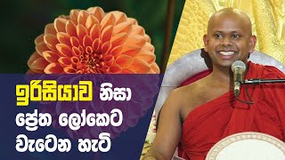 ඉරිසියාව නිසා ප්‍රේත ලෝකෙට වැටෙන හැටි  - Ven. Welimada saddaseela thero