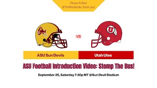 ASU Football Introduction Video: Stomp The Bus