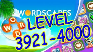 WordScapes Level 3921-4000 Answers | West