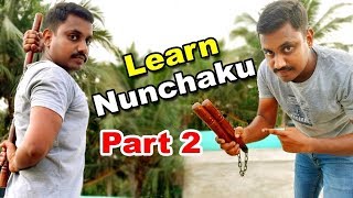 2 Types Of Nunchaku Techniques and Combo Tech | Nunchaku Training Part 2 Tamil