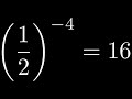 Learn How to Write an Exponential Equation with a Fraction in Logarithmic Form