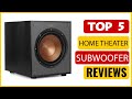 ✅ Best Home Theater Subwoofer In The Market 💖 Top 5 Items Tested