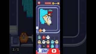 How to beat Pixel Flow Level 950 walkthrough solution, no power ups (no commentary just chill music)