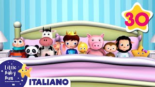 Dieci Nel Letto | Canzoni per Bambini | Cartoni Animati | Little Baby Bum Italia |