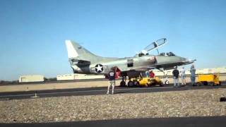 TA-4 Skyhawk First run of the engine